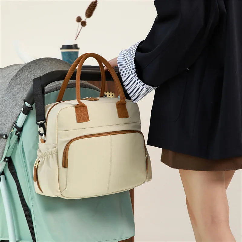 Baby Diaper Bag Large Capacity Multifunction Travel Backpack for Moms