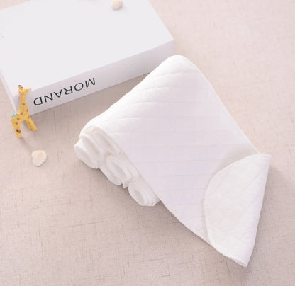 2/5/10pcs Baby Reusable Cotton Diapers Washable Absorbent Nappies