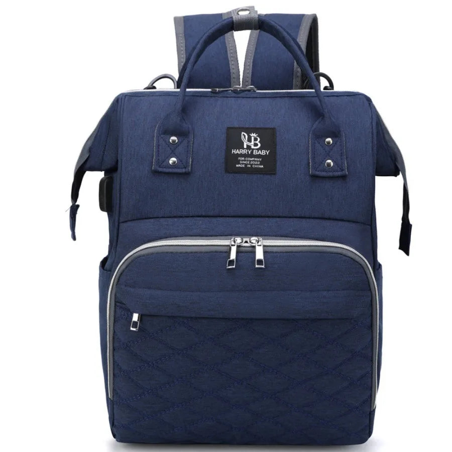 Mommy Diaper Bag Large Capacity Stroller Hanging Backpack with Changing Mat