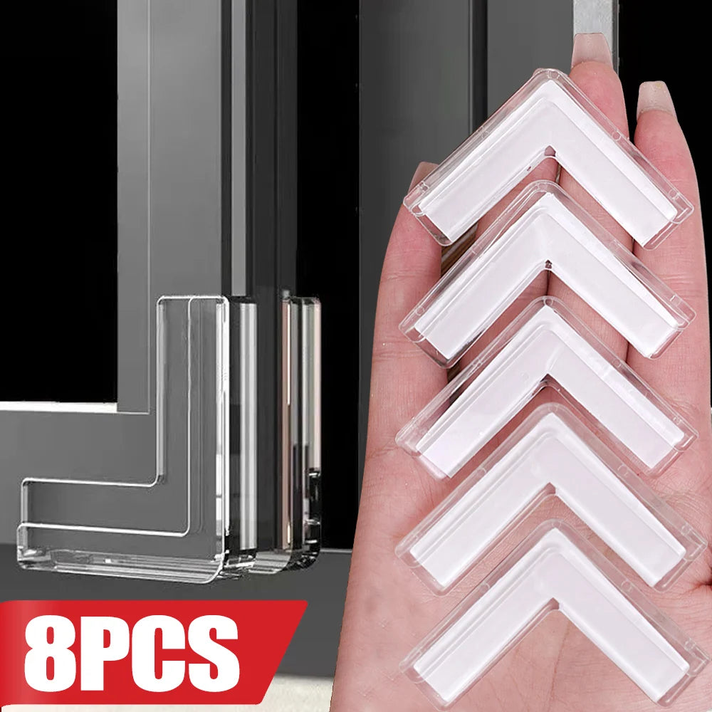 Baby Safety Window and Table Corner Edge Protector Transparent Pads