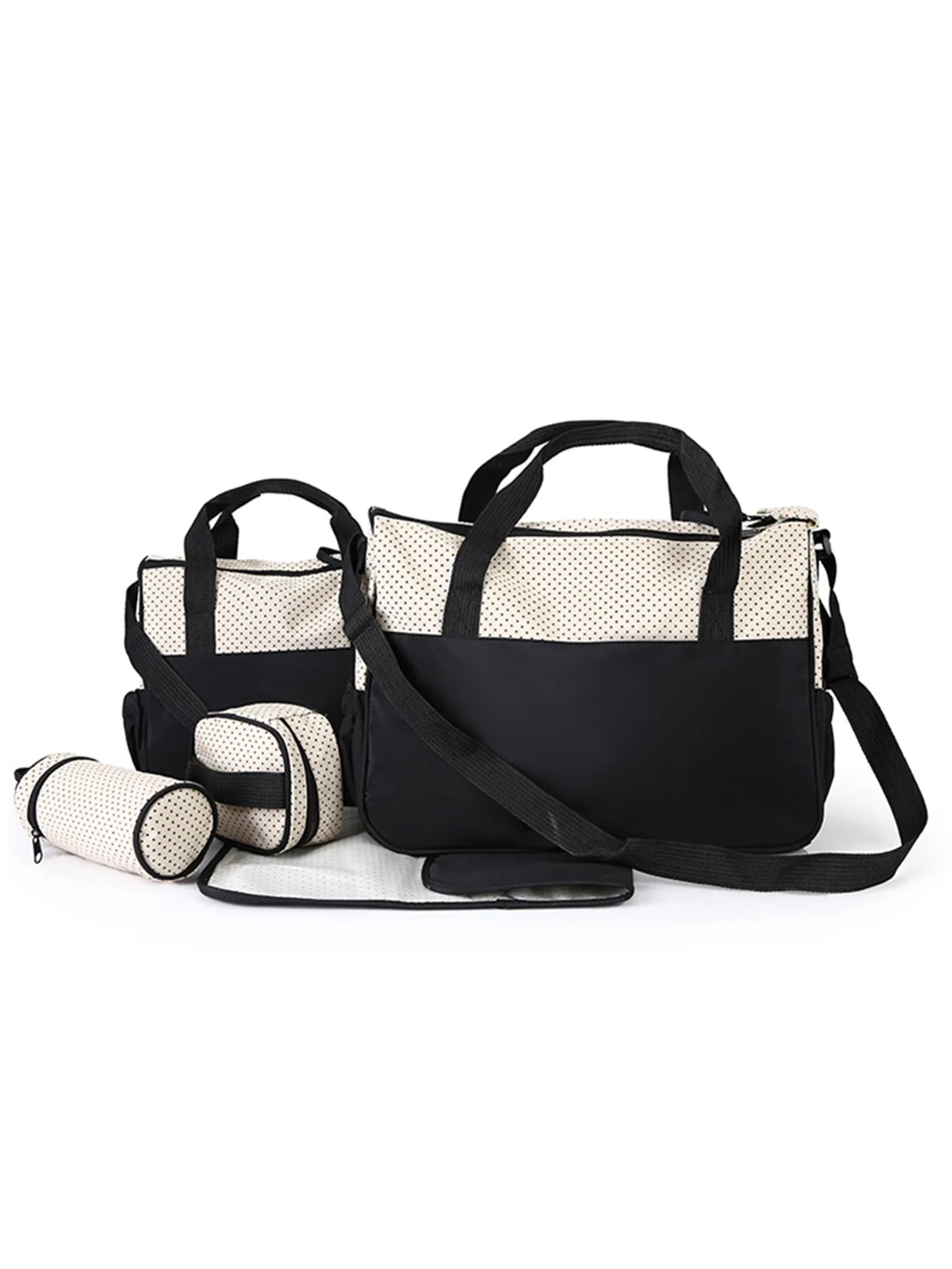 Five-Piece Mommy Diaper Bag One-Shoulder Multi-Functional Bag