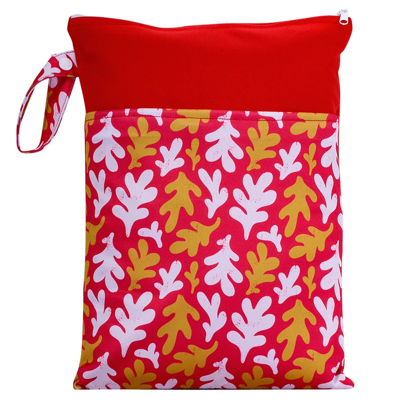 Babyshow Wet Dry Mommy Diaper Bag 35x25cm with Two Zippers