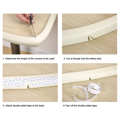 Baby Safety Table Corner Protector Tape Set Soft Edge Guards