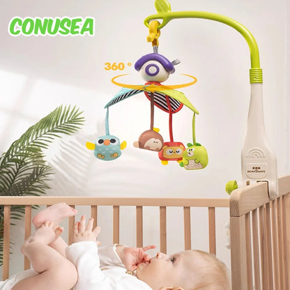 Baby Crib Mobile with Lights & Music Newborn Hanging Toy
