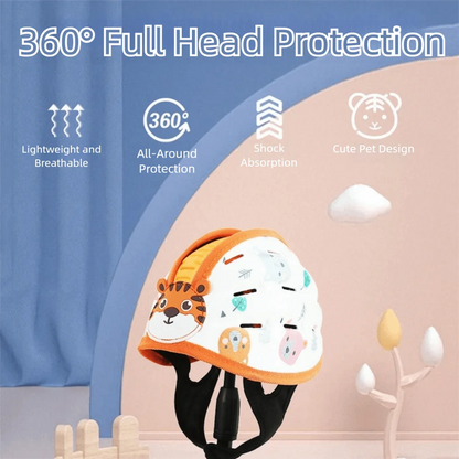 Breathable Baby Safety Helmet Adjustable 360 Degree Protection