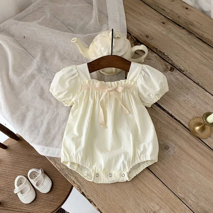 Baby Floral Romper Short Sleeve Sunsuit Jumpsuit 0–2Y