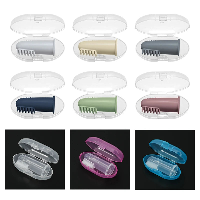 Baby Soft Finger Toothbrush BPA-Free Silicone Infant Oral Care Brush