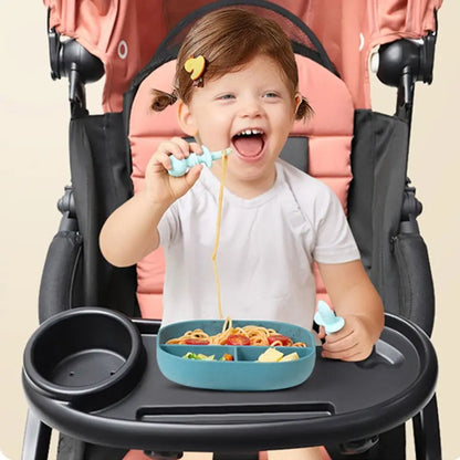 Baby Stroller Cup Holder Milk Bottle Holder Pram Snack Tray Baby Feeding Stroller Accessory