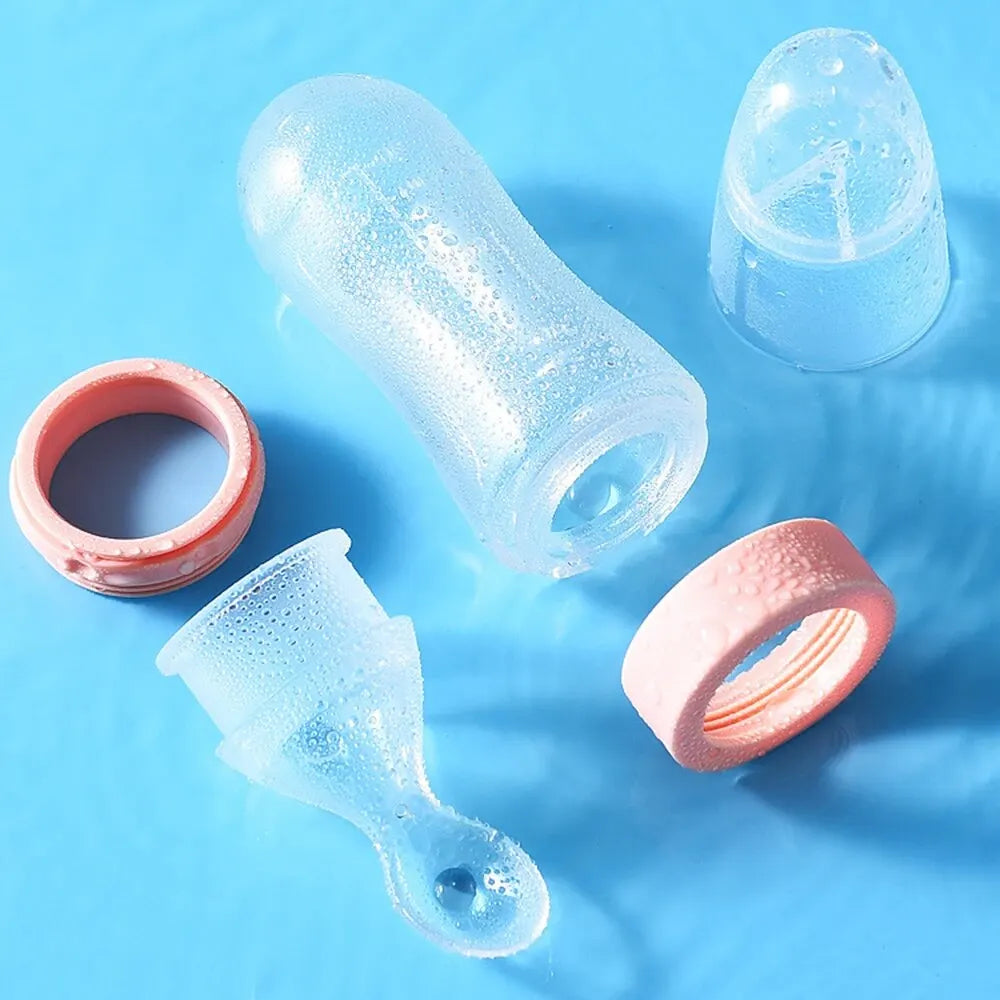 90ML Baby Fruit Feeder Pacifier Self-Feeding Teething Food Dispensing Spoon