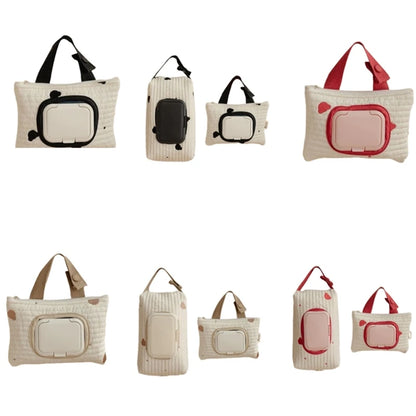 Portable Wet Wipes Case Stroller Hanging Bag for Baby Essentials