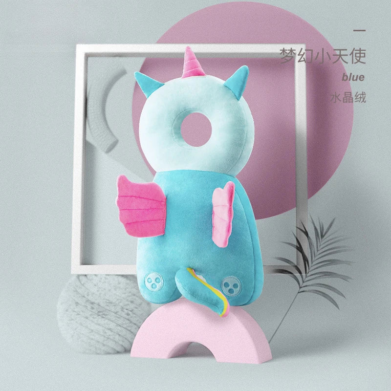 Baby Safety Head Protector Soft Cotton Cartoon Backpack Cushion