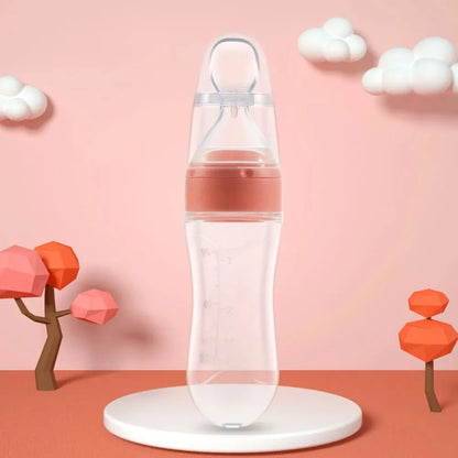 90ML Baby Fruit Feeder Pacifier Self-Feeding Teething Food Dispensing Spoon