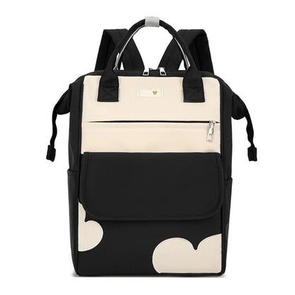 Large Capacity Women’s Backpack Waterproof Multi-Pocket Diaper & School Bag