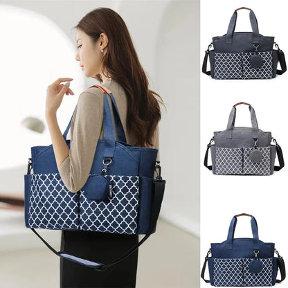 Large Capacity Waterproof Baby Diaper Bag Multi-Compartment Mom Stroller Bag