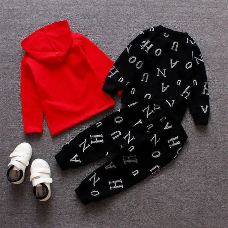 Baby Boys Clothing Set Jacket Pants 3PCS Spring Autumn Winter Toddler Outfit