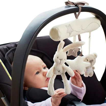 Hanging Plush Baby Hand Bell Toy for Stroller