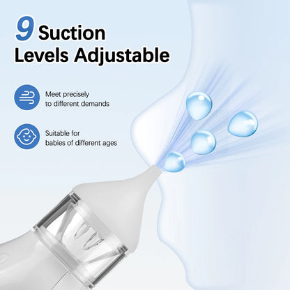 Electric Nasal Aspirator Baby Silent Rhinitis Cleaner Newborn Care Tool