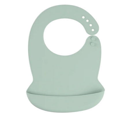 Silicone Baby Bib Waterproof Adjustable Feeding Apron