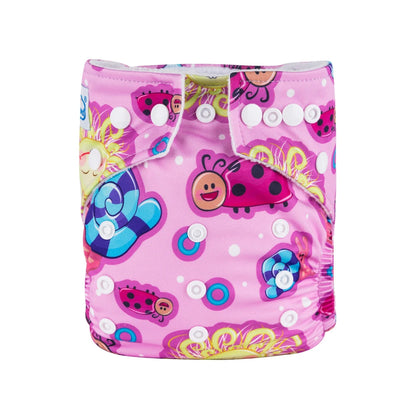 Adjustable Baby Cloth Diapers Washable Reusable 3-15kg