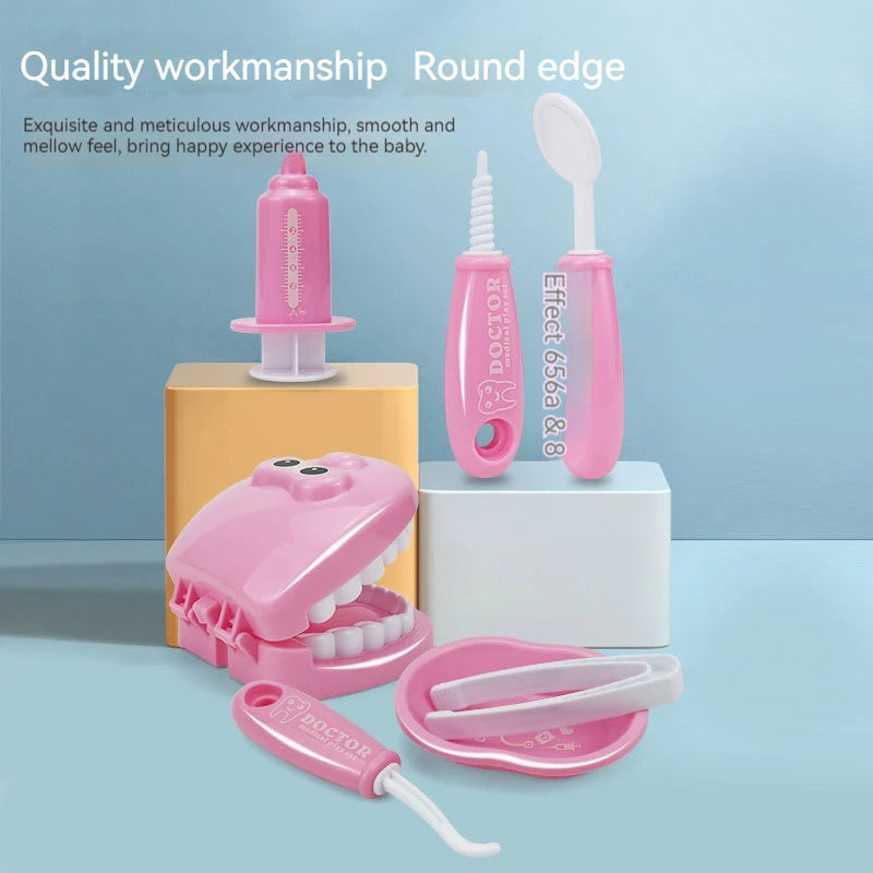 Montessori Kids Dentist Role Play Toy Parent-Child Learning Set