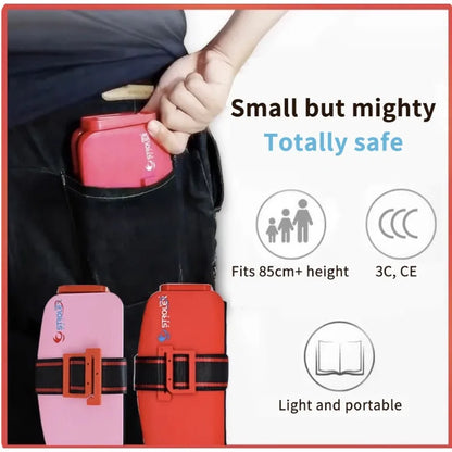 Mifold Portable Baby Car Seat Safety Booster Foldable Harness