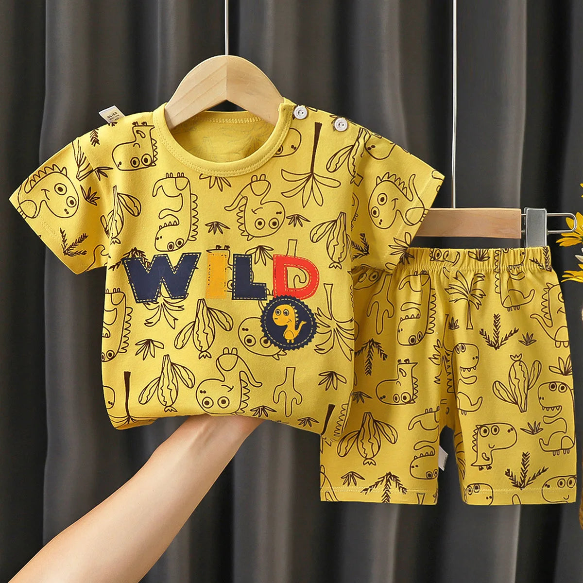 Baby Clothing 1-3Y Boys Girls Cotton 2-Piece Set Newborn Outfit