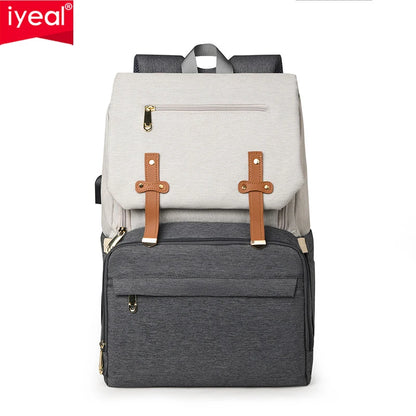 Mommy Bag USB Charging Large Capacity Diaper Bag