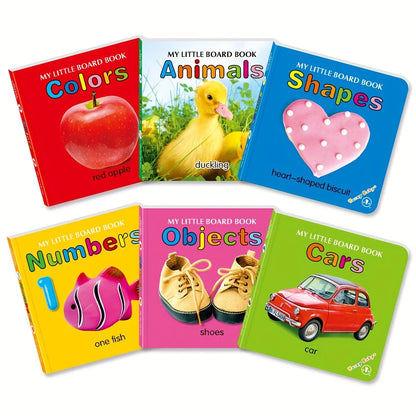 Baby Colorful Pattern Card Books Interactive Sensory Early Education Toy