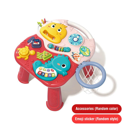 Baby Musical Activity Table Sensory Learning Toy Educational Play Center