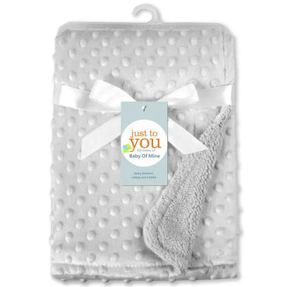Baby Blanket Newborn Soft Fleece Thermal Swaddle Wrap Winter Bedding
