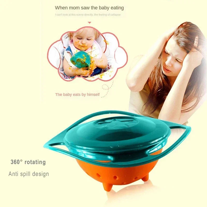 Universal Gyro Bowl 360 Rotating Baby Bowl
