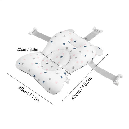 Newborn Bath Cushion Foldable Adjustable Bathtub Mat Baby Bath Accessories