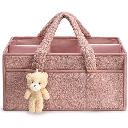 Waterproof Polyester Multi-Functional Foldable Mommy Diaper Bag