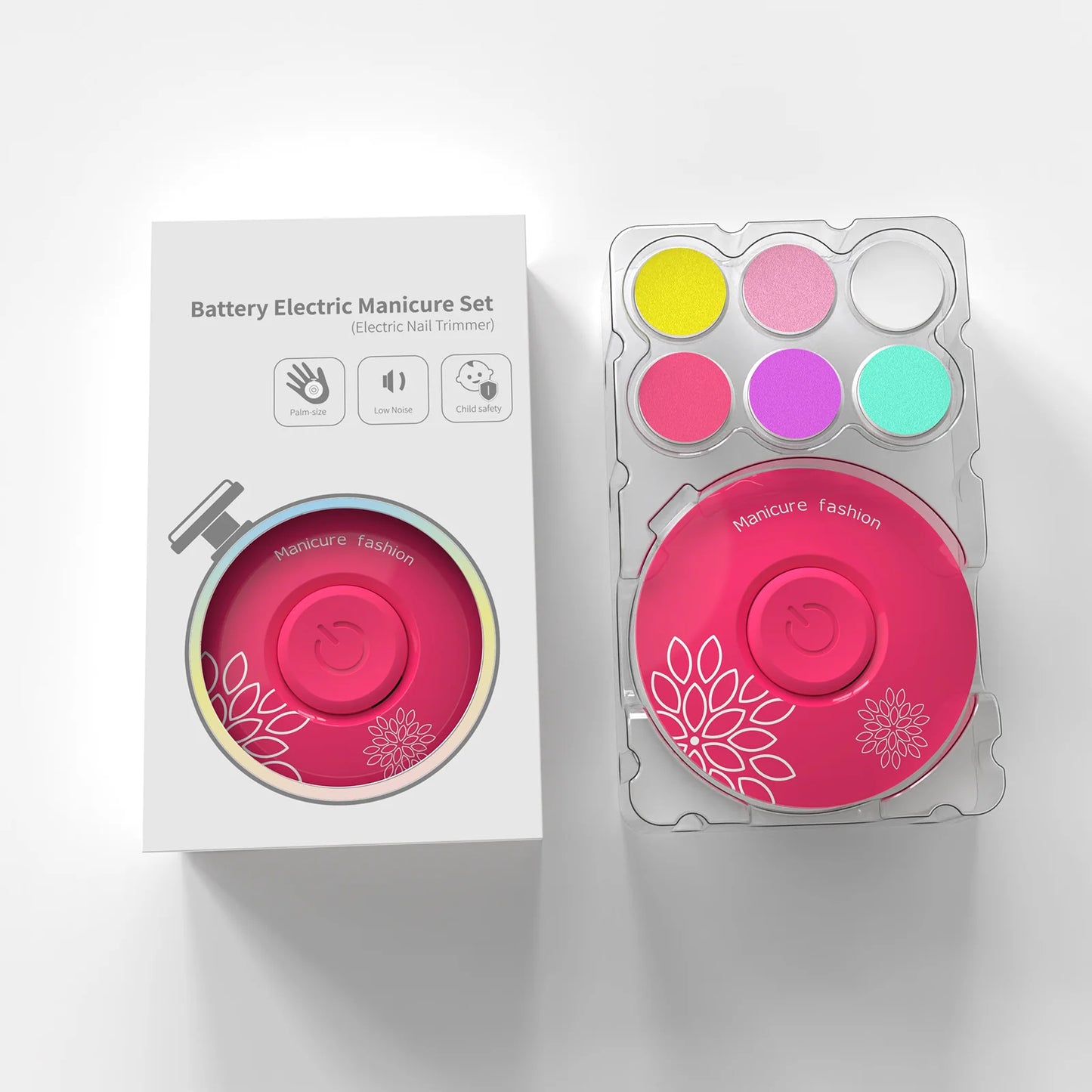 Baby Electric Nail Polisher & Clipper Kit Newborn and Kids