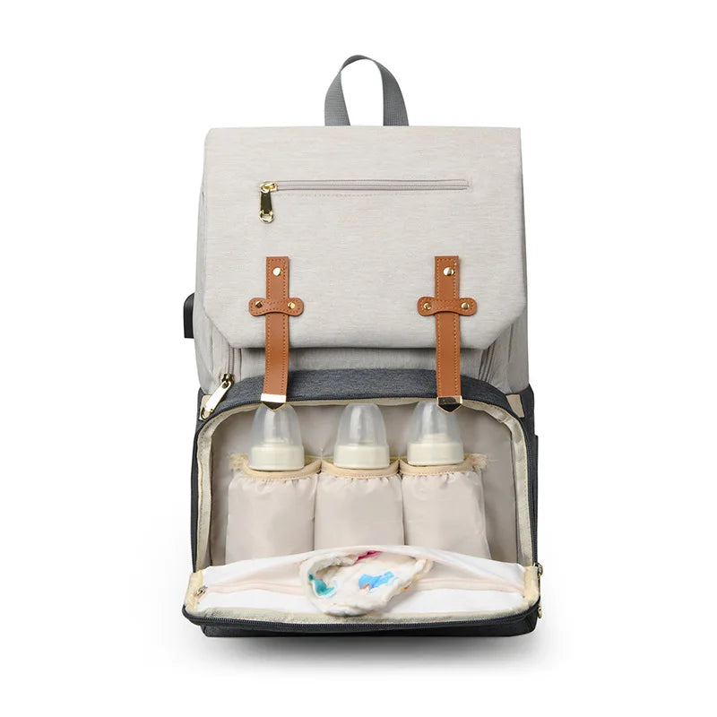 Mommy Bag USB Charging Large Capacity Diaper Bag