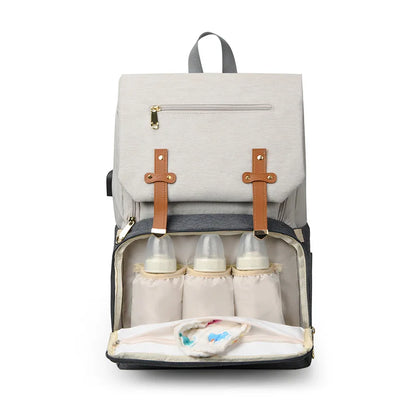 Mommy Bag USB Charging Large Capacity Diaper Bag
