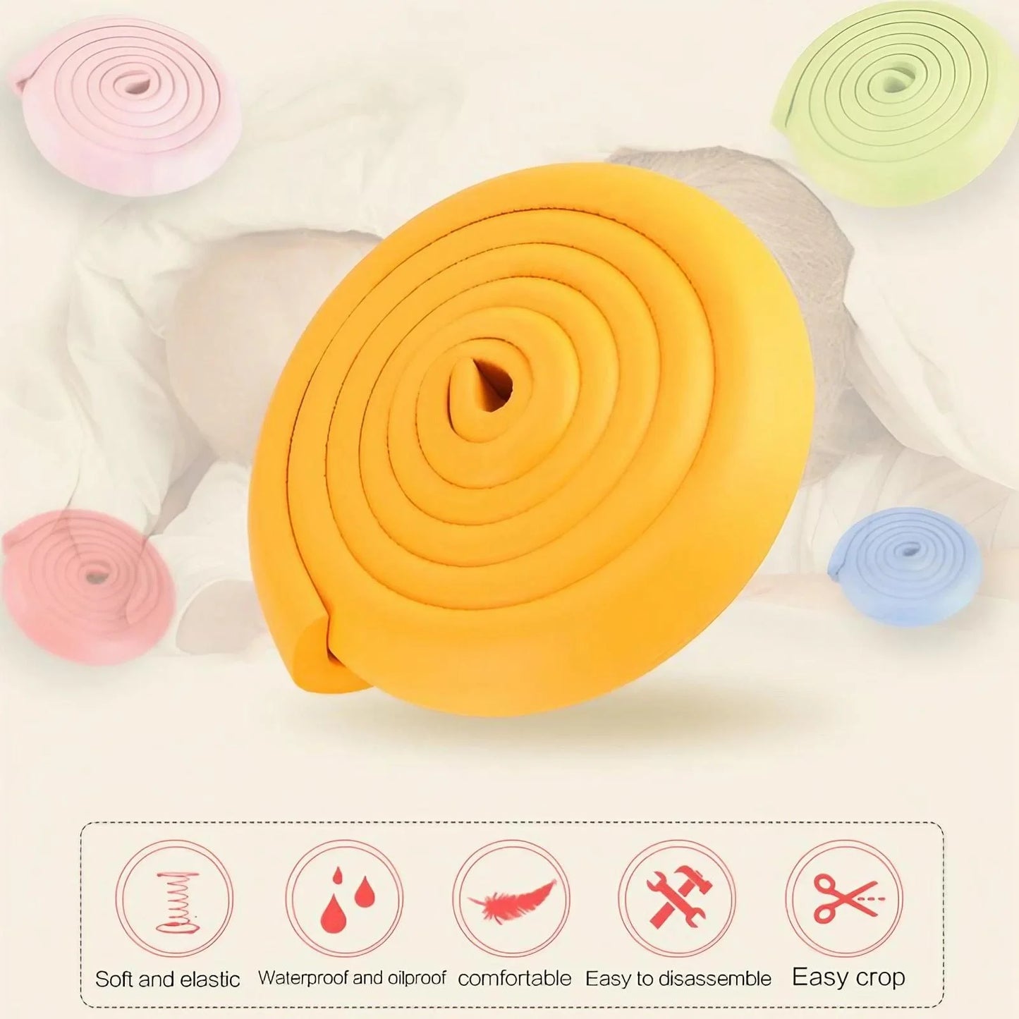 Child Safety Bumper Strip L-Shaped Thickened Protection