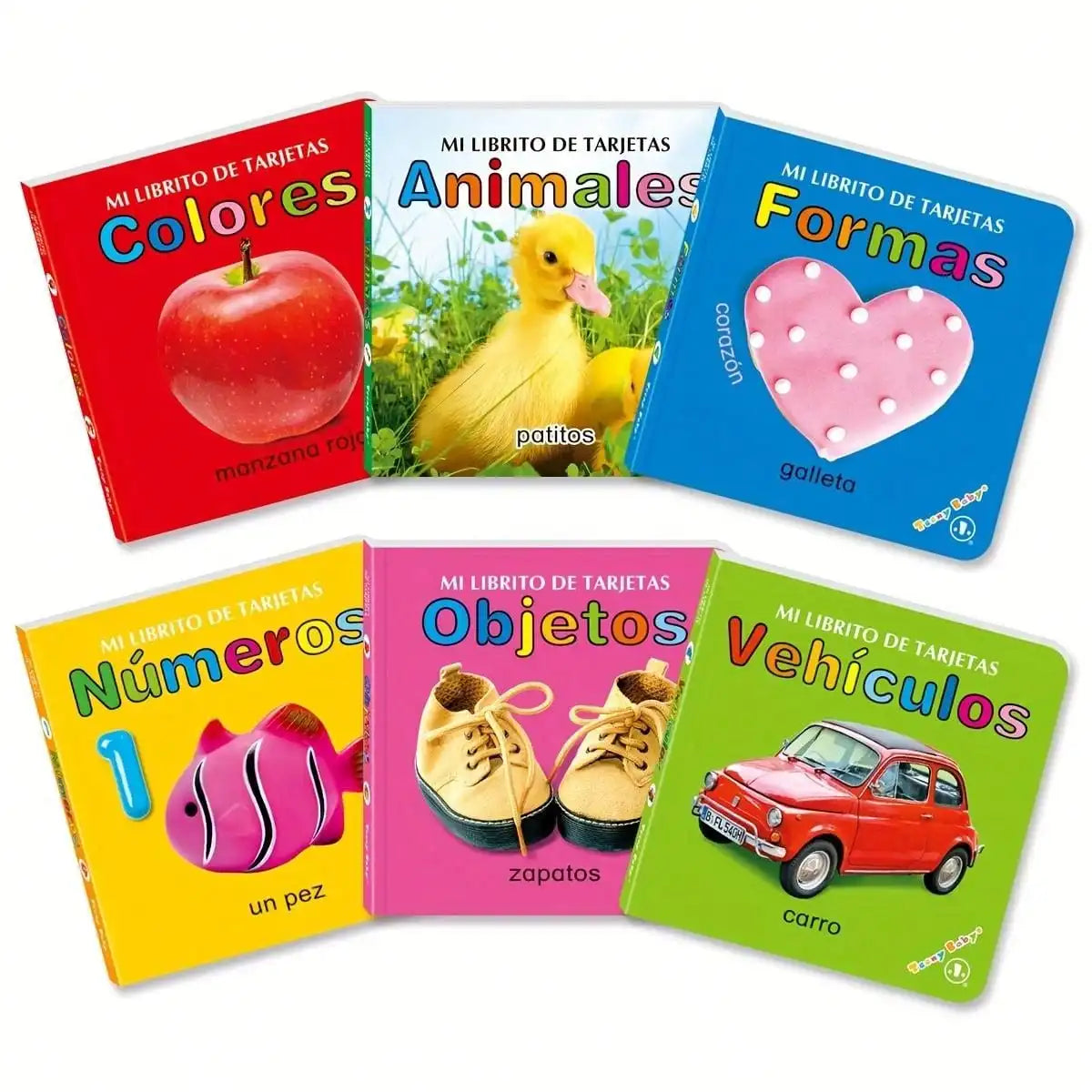 Baby Colorful Pattern Card Books Interactive Sensory Early Education Toy