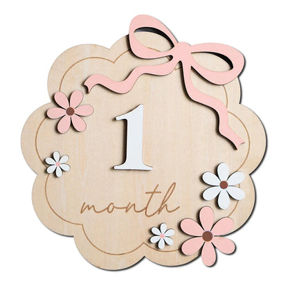 Baby Announcement Sign Wooden Hello World Personalized Birth Plaque
