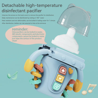 Electronic Baby Bottle Rattle Musical Toy with Songs and Words 18+ Months