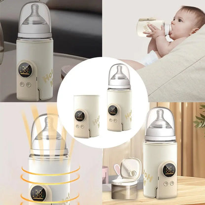Baby Bottle Warmer Multifunctional Milk Mixer Heater BPA-Free Feeding Warmer