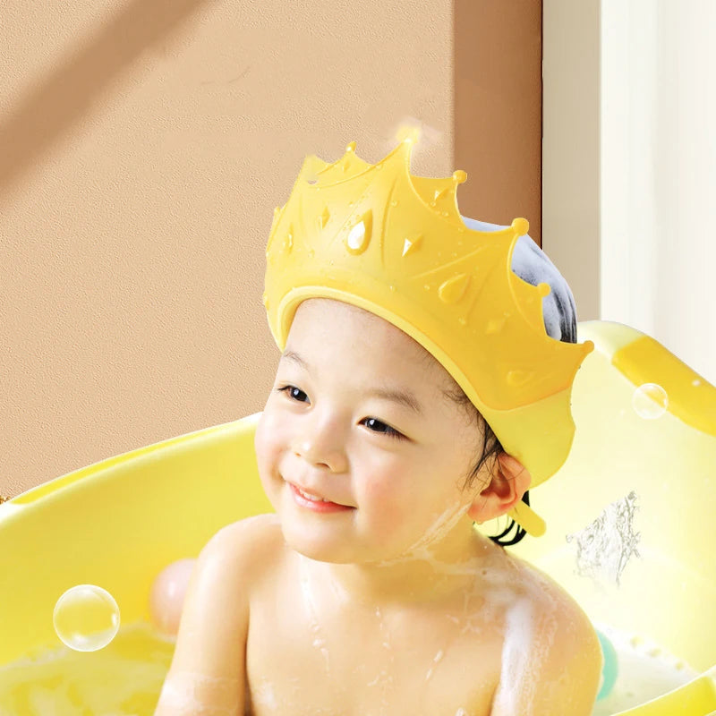 Baby Silicone Shampoo Cap Ear Protection Bath Accessory