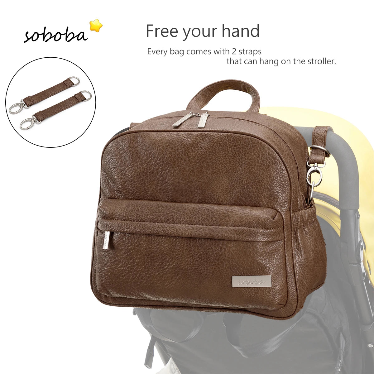 Fashion Waterproof Baby Diaper Bag Lightweight Mommy Backpack