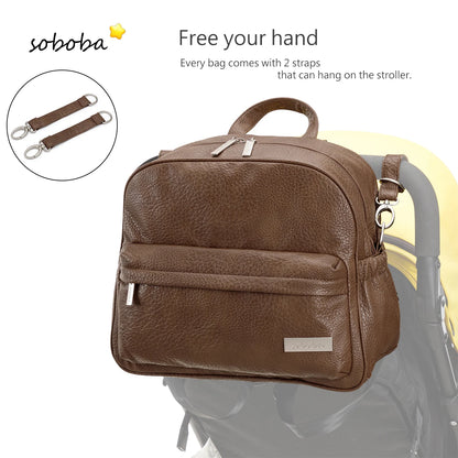 Fashion Waterproof Baby Diaper Bag Lightweight Mommy Backpack