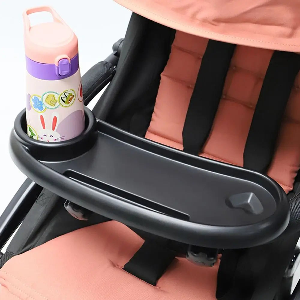 Baby Stroller Cup Holder Milk Bottle Holder Pram Snack Tray Baby Feeding Stroller Accessory