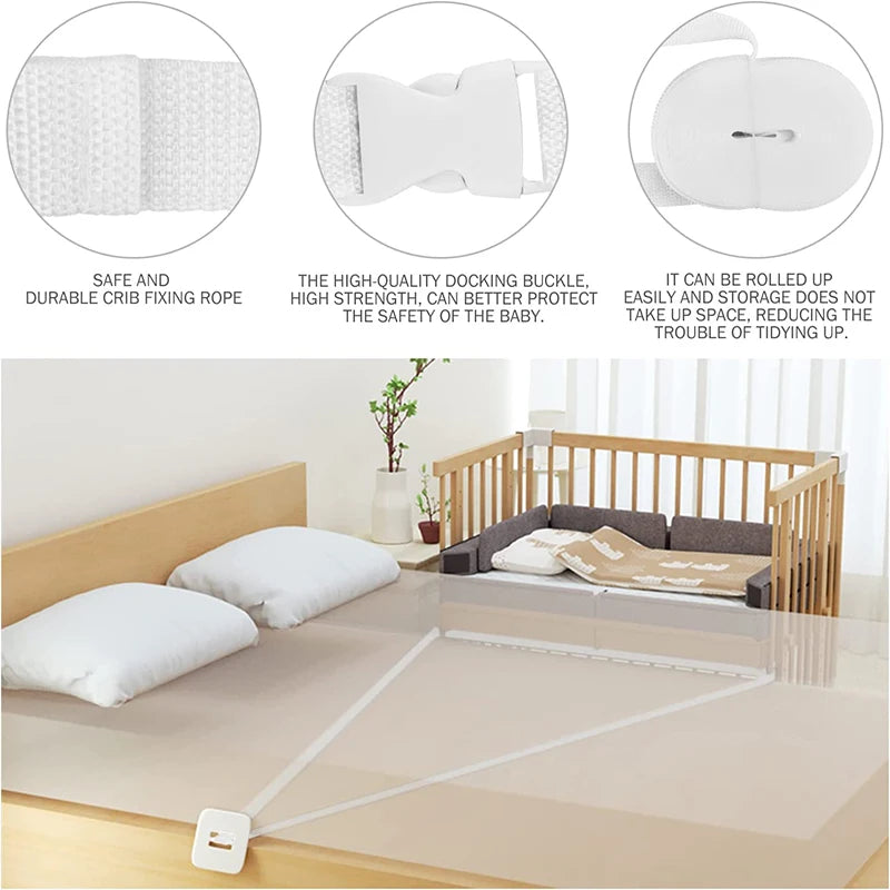 Baby Bed Safety Strap Anti-Slip Fixed Belt