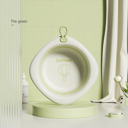 Baby Folding Washbasin Three Piece Set for Washing Face and Feet