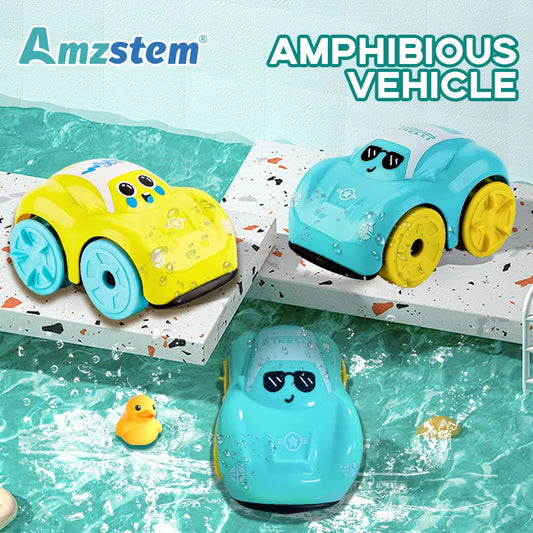 Baby Bath Toy Floating Clockwork Car Cute Water Play Toy Kids Gift