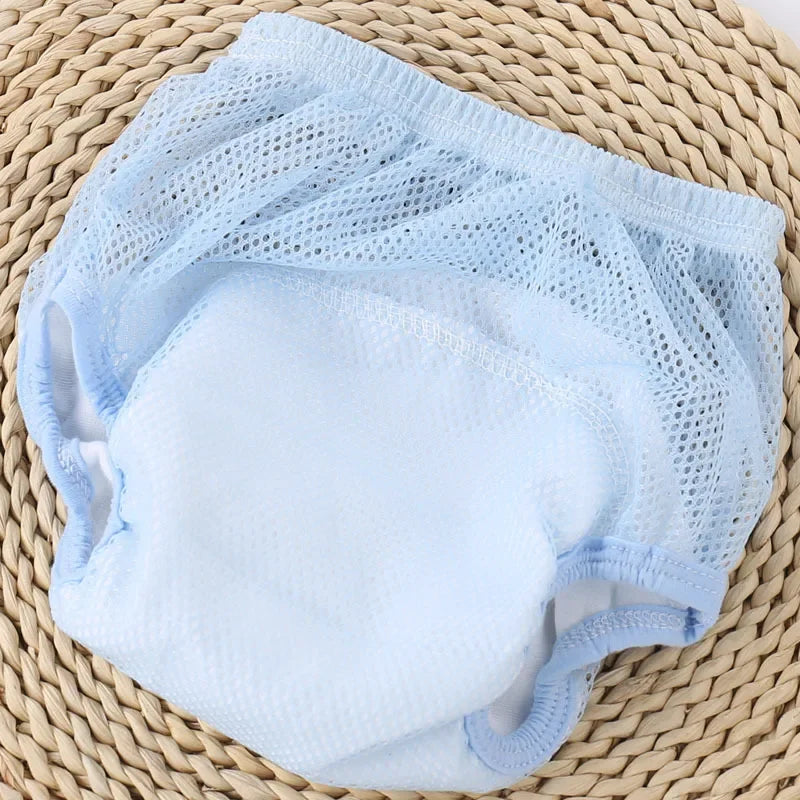 Newborn Reusable Cotton Baby Diapers Washable Potty Training Pants