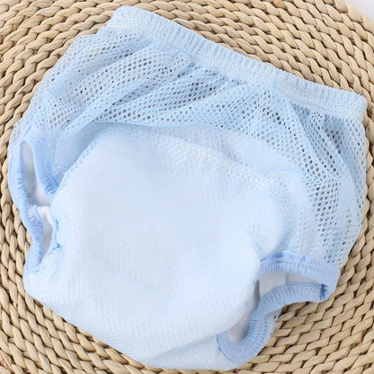 Newborn Reusable Cotton Baby Diapers Washable Potty Training Pants